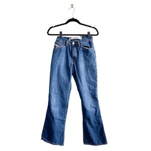Diesel Basic Women's Cotton Medium Wash Bold Bootcut Denim Jeans Blue Size 28